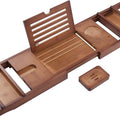 Bamboo Bath Caddy | Extendable & Non-Slip
