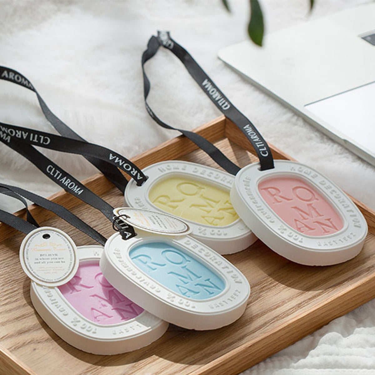 Hanging Aromatherapy Wax Tablets | Home & Car Air Freshener