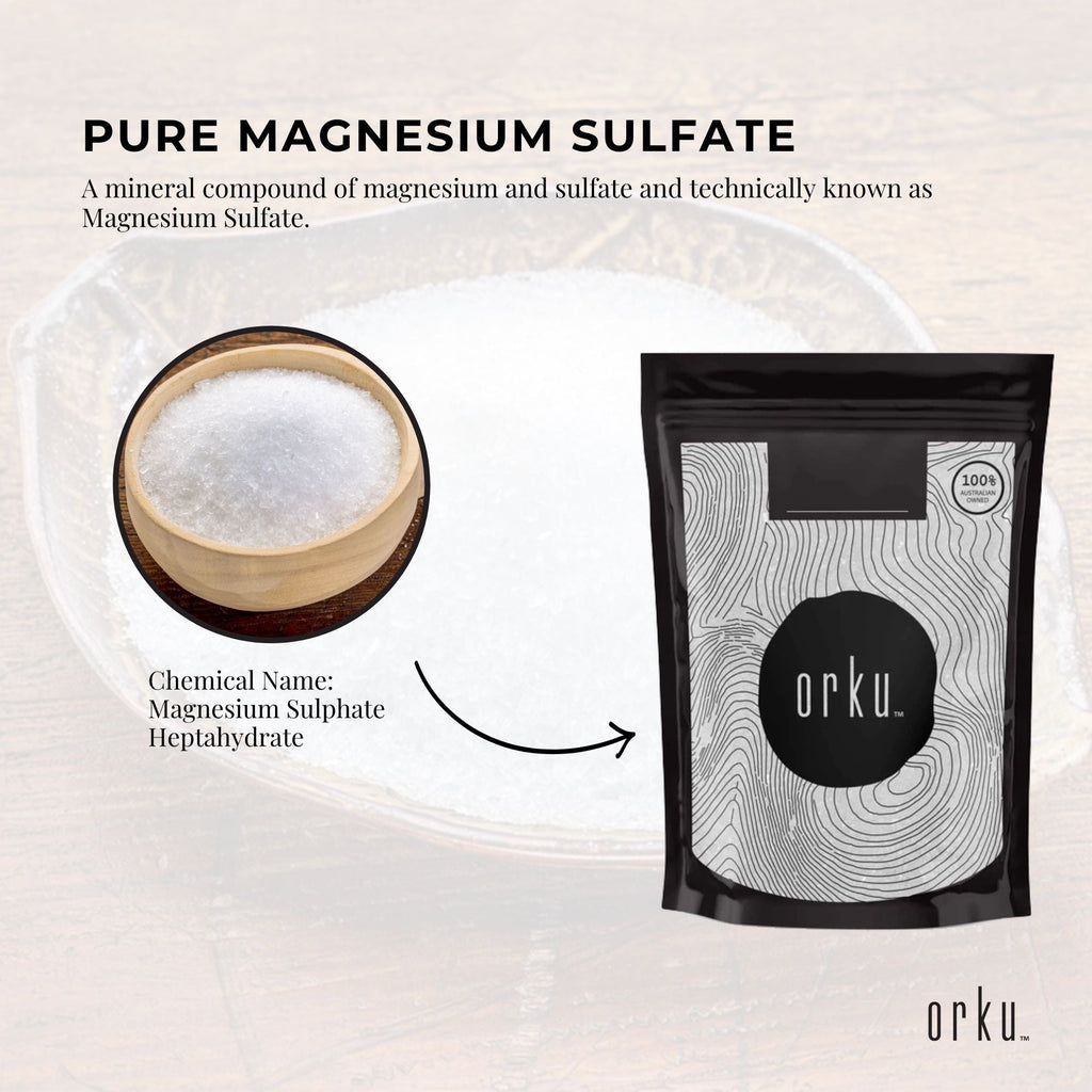 Epsom Salt | Magnesium Sulphate Bath Salts | 400g