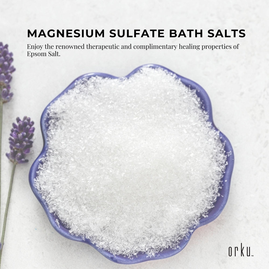 Epsom Salt | Magnesium Sulphate Bath Salts | 400g