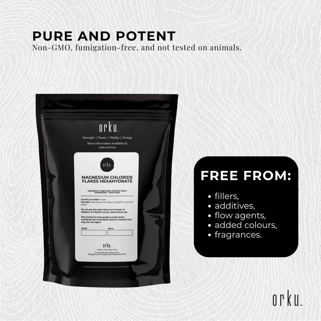 Magnesium Chloride Flakes | Bath Salts | 400g
