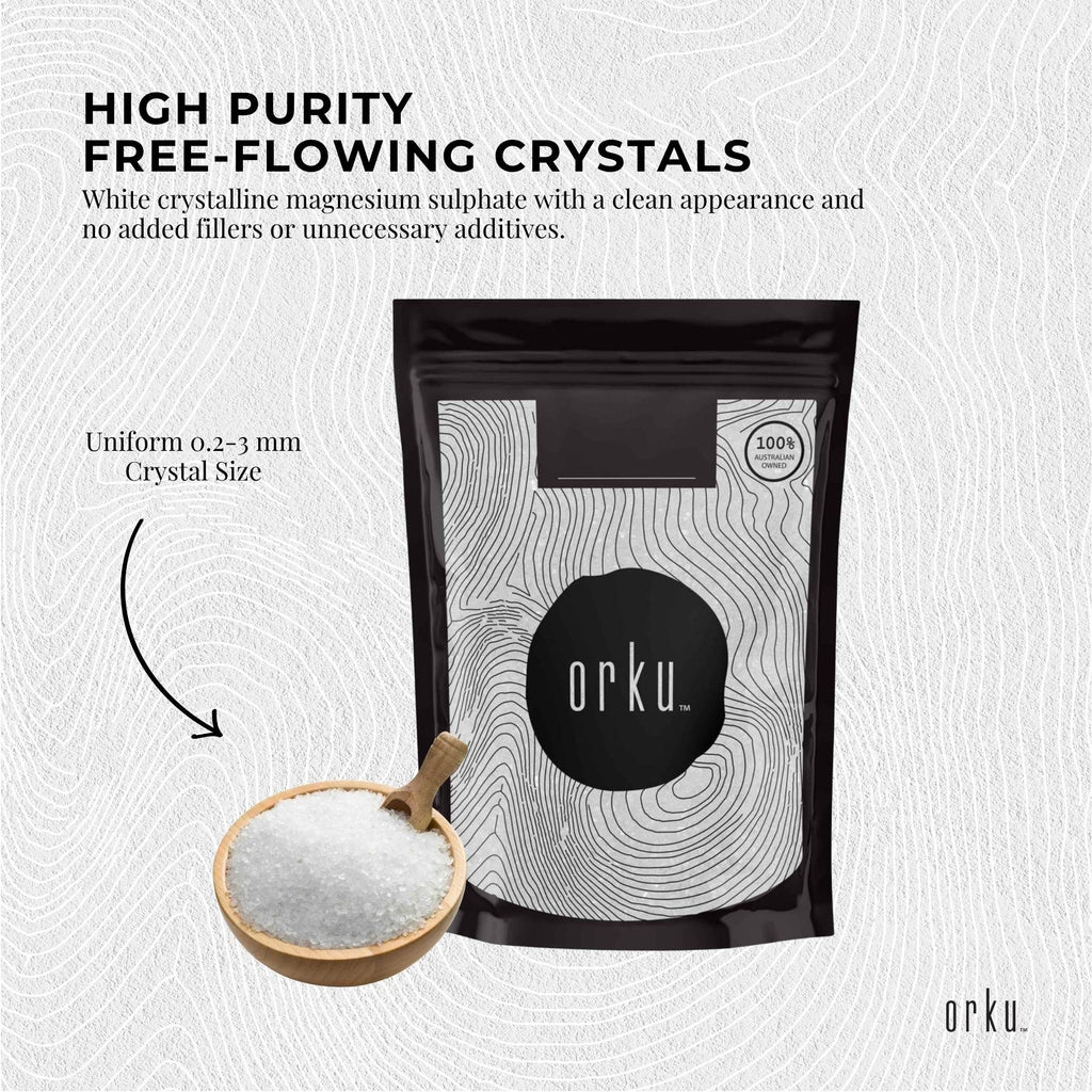 Epsom Salt Crystals | Magnesium Sulphate | 400g