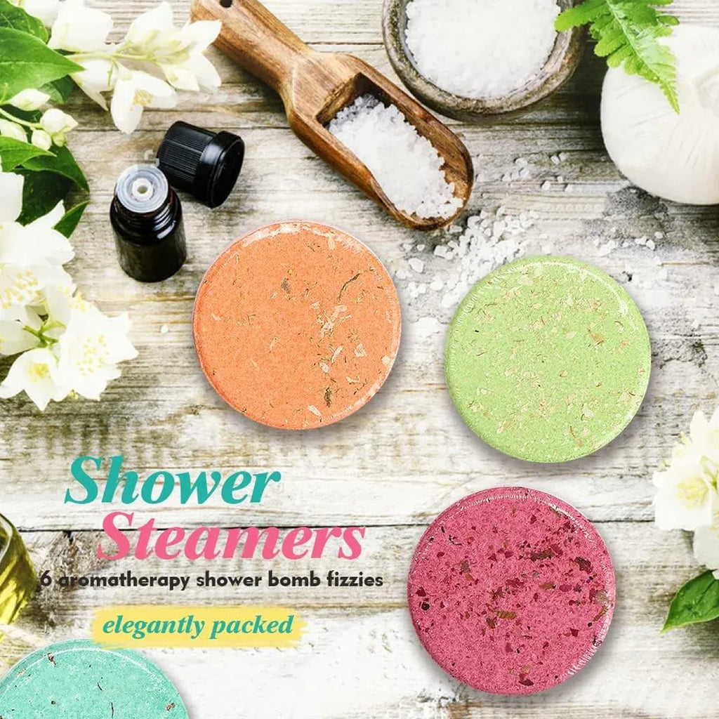 Aromatherapy Shower Steamers | Spa Gift Set | 35g × 6