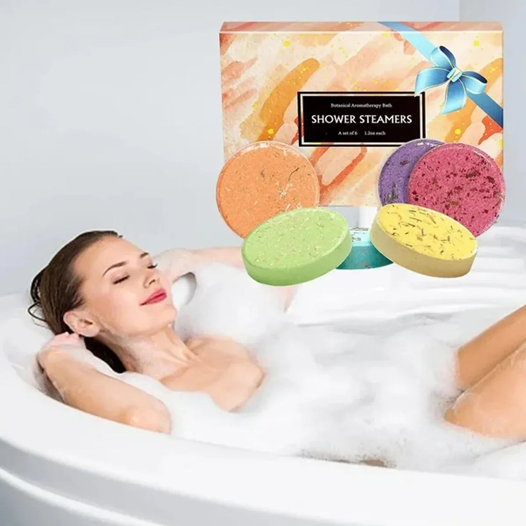 Aromatherapy Shower Steamers | Spa Gift Set | 35g × 6