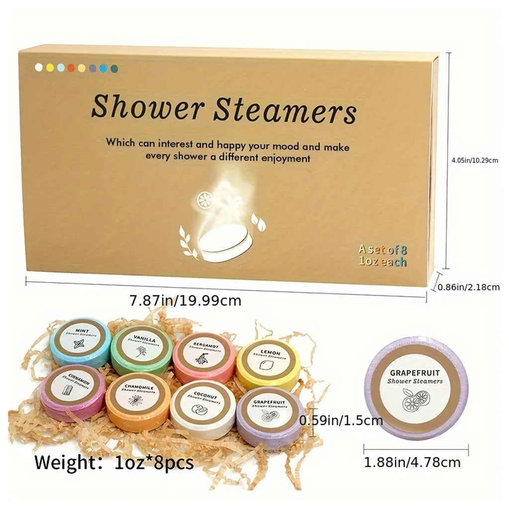 Aromatherapy Shower Steamers | Spa Gift Set | 35g × 6