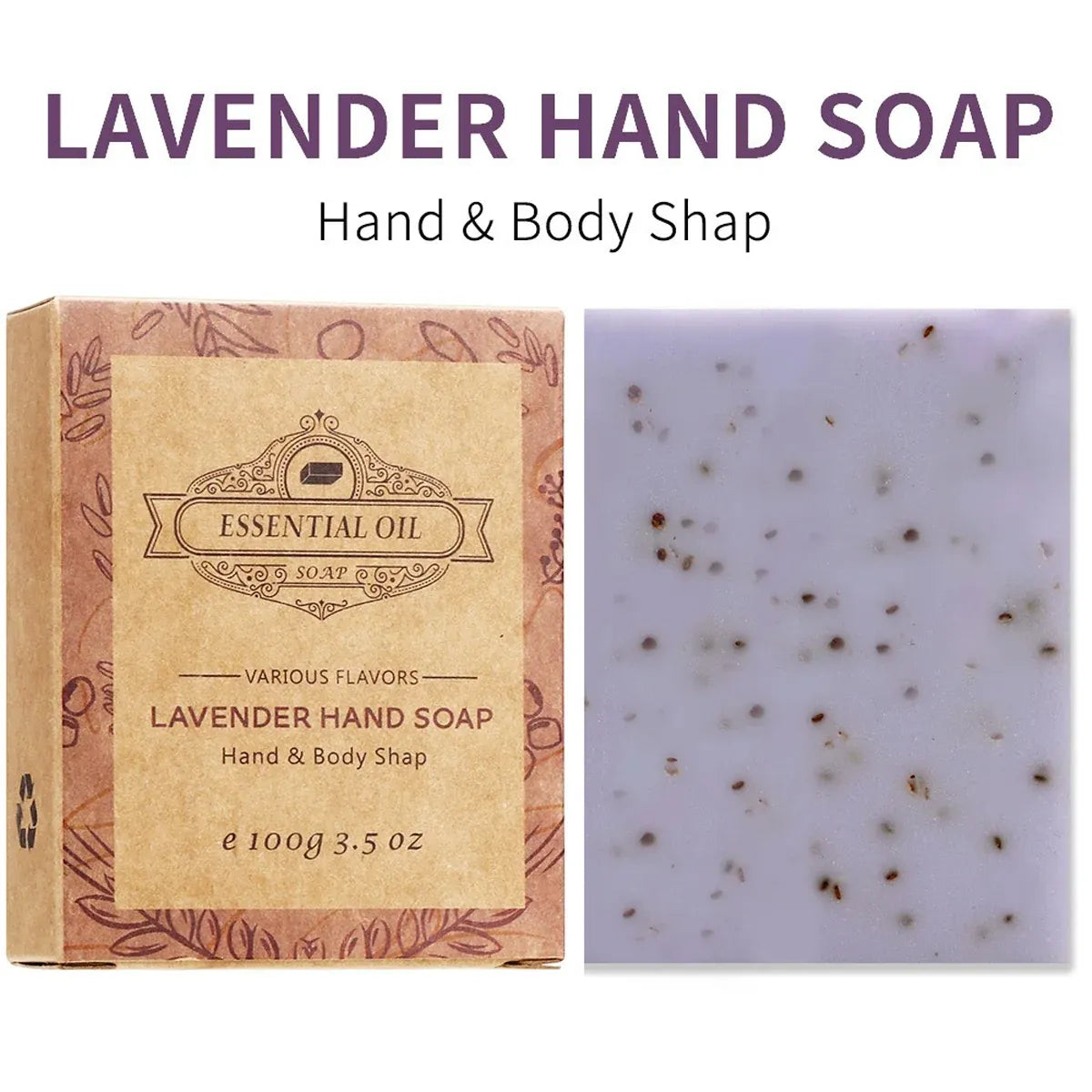 Seaweed & Coconut Scrub Soap Bar | 2-Pack
