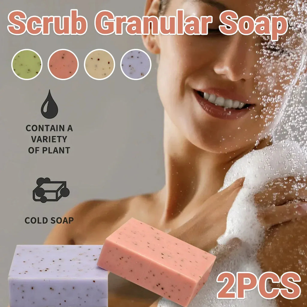 Seaweed & Lavender Scrub Soap Bar | 2-Pack